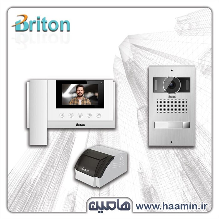 پکیج آیفون تصویری برایتون مدل 4.3 اینچ از 1 تا 16 واحدی